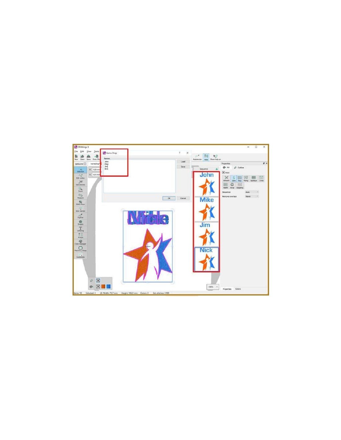 Logiciel De Broderie Brother BES Blue Edition - Neuf - Pour Lettrage Et Motifs De Broderie